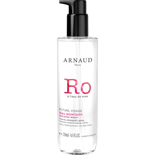 

ARNAUD PARIS Вода мицеллярная очищающая для лица с розовой водой Rituel Visage, Вода мицеллярная очищающая для лица с розовой водой Rituel Visage
