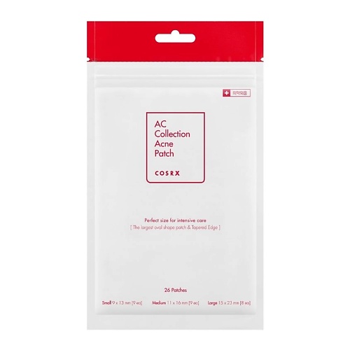 

COSRX Антибактериальные гидроколлоидные патчи от прыщей AC Collection Acne Patch, Антибактериальные гидроколлоидные патчи от прыщей AC Collection Acne Patch