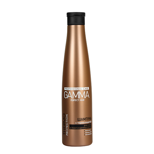 

ГАММА Шампунь Perfect Hair С термозащитой для сухих и поврежденных волос, Шампунь Perfect Hair С термозащитой для сухих и поврежденных волос