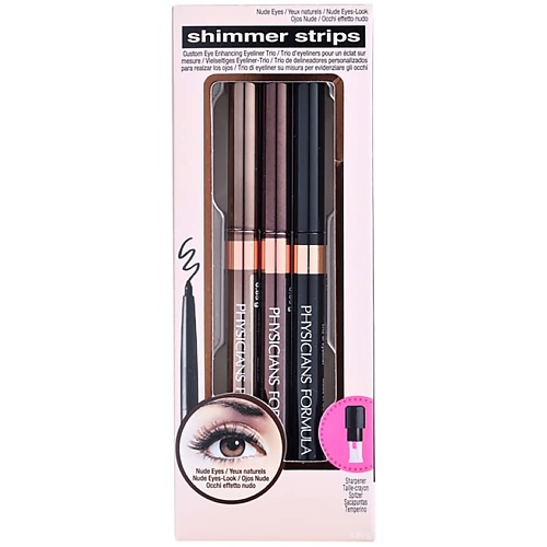 Карандаш для глаз PHYSICIANS FORMULA Набор Карандаши для век Shimmer Strips Custom Eye Enhancing Eyeliner Trio-Nude Eyes