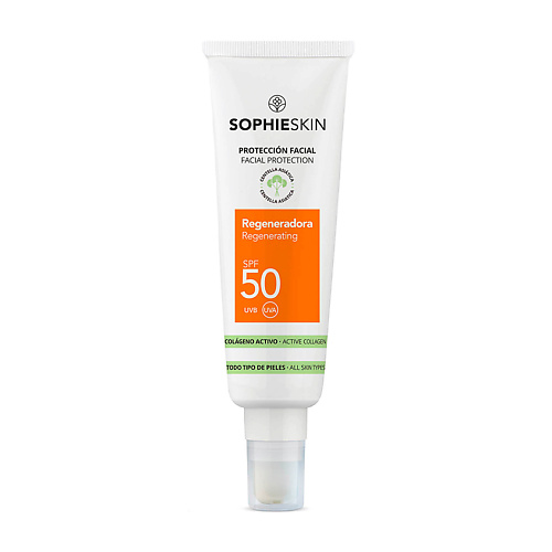 

SOPHIESKIN Крем для лица регенерирующий солнцезащитный SPF 50, Крем для лица регенерирующий солнцезащитный SPF 50