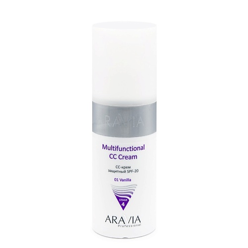 

ARAVIA PROFESSIONAL CC-крем защитный SPF-20 для лица Multifunctional CC Cream, CC-крем защитный SPF-20 для лица Multifunctional CC Cream