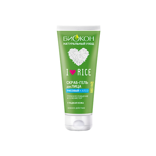 

БИОКОН Скраб-гель для лица I LOVE RICE 90.0, Скраб-гель для лица I LOVE RICE