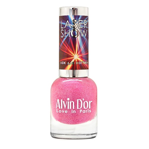 ALVIN D’OR Лак для ногтей LASER SHOW, 01 Серебряный