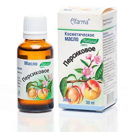

ELFARMA Масло косметическое персиковое 30, Масло косметическое персиковое