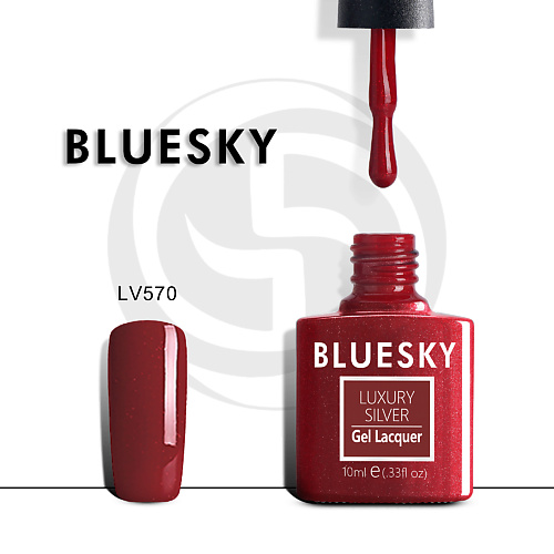 

BLUESKY Гель-лак Luxury Silver LV567, Гель-лак Luxury Silver LV567