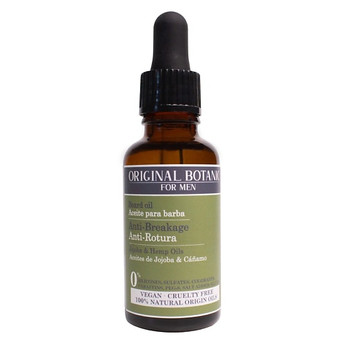 

ORIGINAL BOTANIC Масло для бороды против ломкости Anti-Breakage Beard Oil, Масло для бороды против ломкости Anti-Breakage Beard Oil