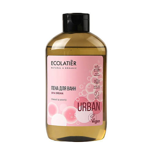 

ECOLATIER Пена для ванн гранат & манго 600.0, Пена для ванн гранат & манго