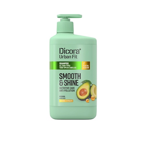 

DICORA URBAN FIT Шампунь для всех типов волос Smooth&Shine 800, Шампунь для всех типов волос Smooth&Shine