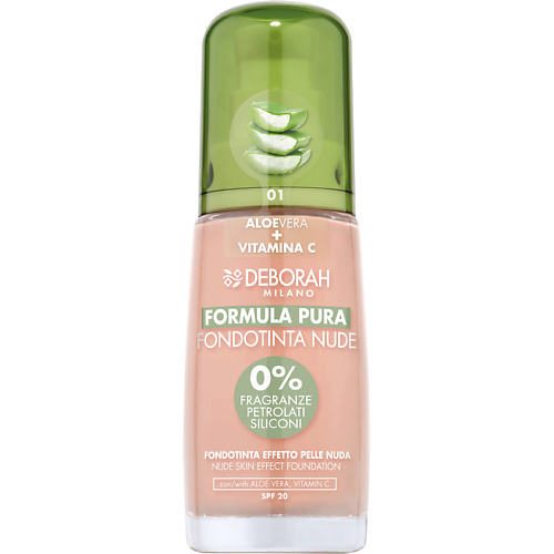 DEBORAH MILANO Тональная основа Formula Pura Nude Foundation