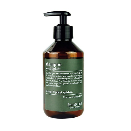 

JEAN&LEN Шампунь для волос Shampoo Rosemary&GingerFeuchtigkeit 300, Шампунь для волос Shampoo Rosemary&GingerFeuchtigkeit