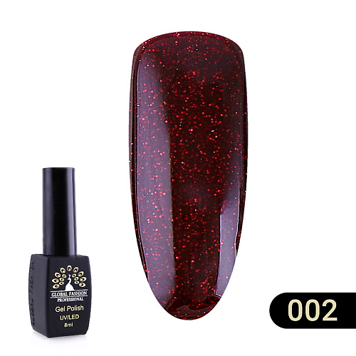 фото Global fashion гель-лак black elite 001