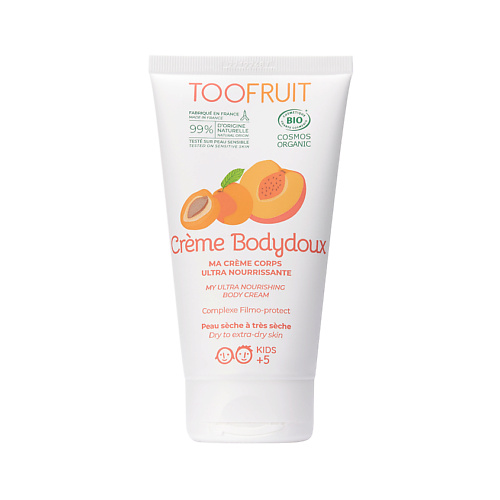 Уход за телом для детей TOOFRUIT Крем для тела детский питательный Абрикос-Персик