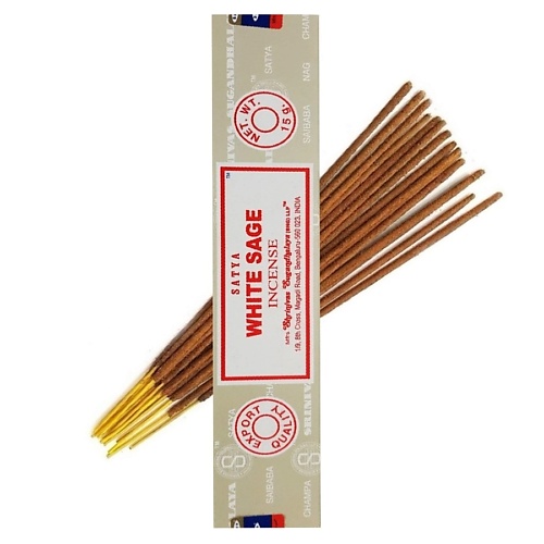 

SATYA Благовония White Sage BNG / Белый Шалфей 35.0, Благовония White Sage BNG / Белый Шалфей