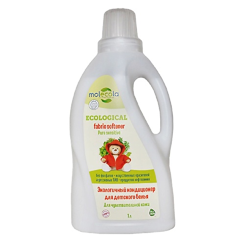 

MOLECOLA Кондиционер для детского белья Pure Sensitive для чувствительной кожи экологичный 1000.0, Кондиционер для детского белья Pure Sensitive для чувствительной кожи экологичный