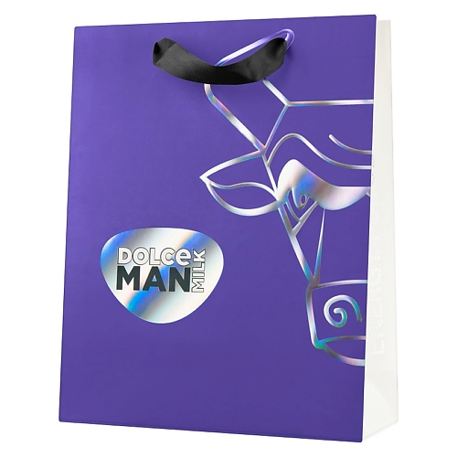 

DOLCE MILK Подарочный пакет 20 фиолетовый MAN, Подарочный пакет 20 фиолетовый MAN