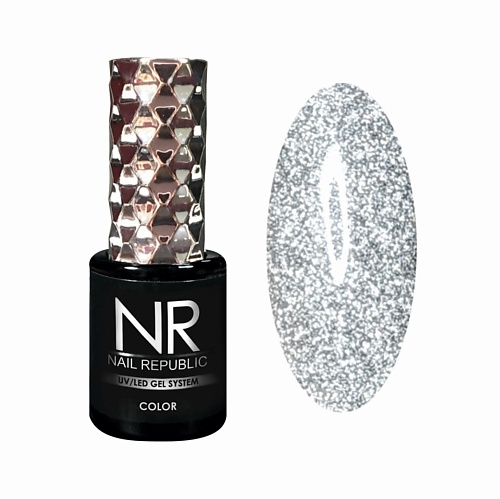 

NAIL REPUBLIC Гель-лак светоотражающий NR Flash, Гель-лак светоотражающий NR Flash