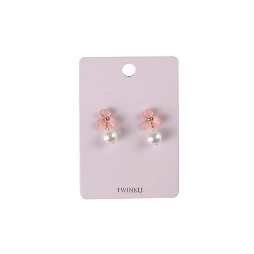 

TWINKLE Серьги Pink Flower, Серьги Pink Flower