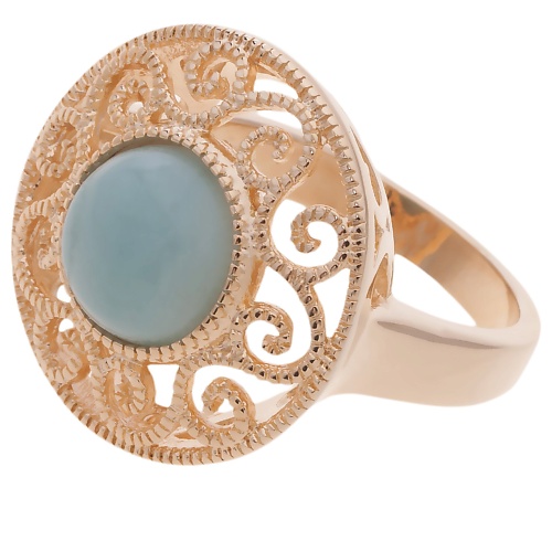 

LJ Кольцо с амазонитом "Восточное солнце", Кольцо с амазонитом "Восточное солнце"