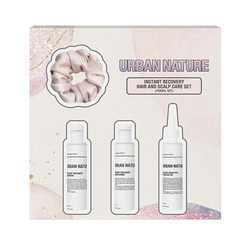 

URBAN NATURE INSTANT RECOVERY Набор для ухода за поврежденными волосами и кожей головы, INSTANT RECOVERY Набор для ухода за поврежденными волосами и кожей головы