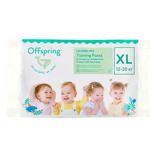 

OFFSPRING Трусики-подгузники, Travel pack, XL 12-20 кг 3.0, Трусики-подгузники, Travel pack, XL 12-20 кг
