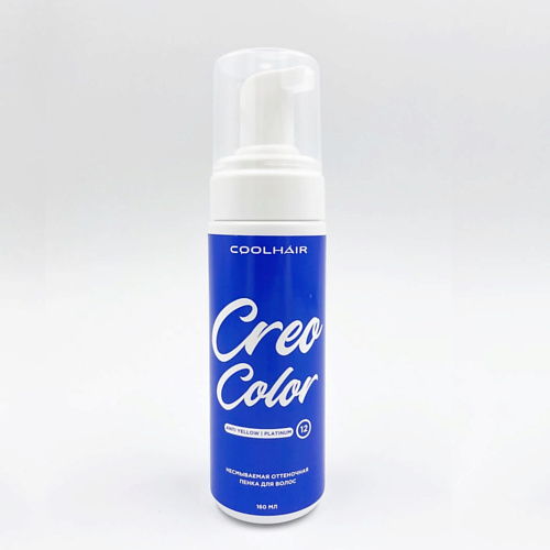 

COOLHAIR Оттеночная несмываемая пенка для волос Creo Color, Оттеночная несмываемая пенка для волос Creo Color