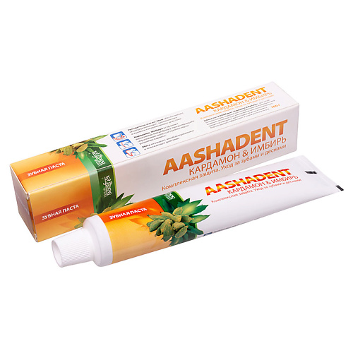 

AASHA HERBALS Зубная паста Кардамон-Имбирь 100, Зубная паста Кардамон-Имбирь