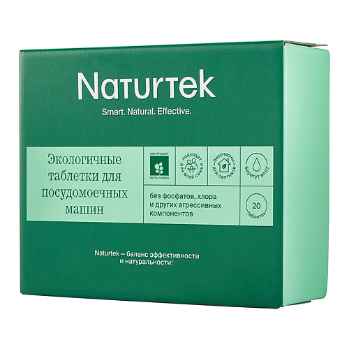 

NATURTEK ЭКО Таблетки для посудомоечных машин 400, ЭКО Таблетки для посудомоечных машин