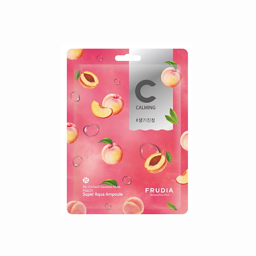 

FRUDIA Питательная маска для лица с персиком 20, Питательная маска для лица с персиком