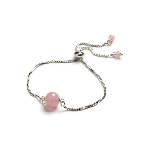 

MORZA Браслет с розовым кварцем бижутерия, Браслет с розовым кварцем бижутерия