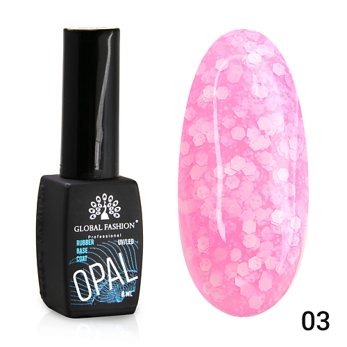 

GLOBAL FASHION Каучуковая база Snow flakes 01, Каучуковая база Snow flakes 01