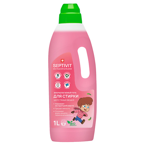 

SEPTIVIT Гель для стирки шерстяных тканей 1000, Гель для стирки шерстяных тканей