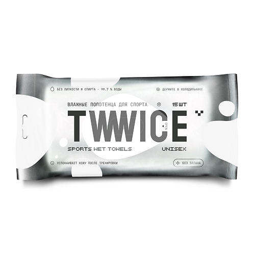 

E-RASY Влажные полотенца для спорта TWWICE UNISEX, Влажные полотенца для спорта TWWICE UNISEX