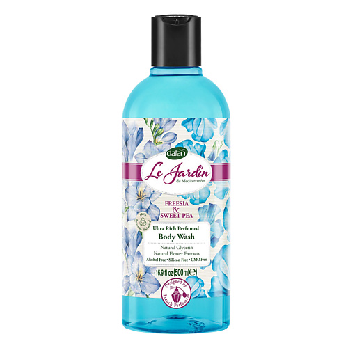 DALAN Гель для душа Le Jardin Фрезия и душистый горошек 500.0