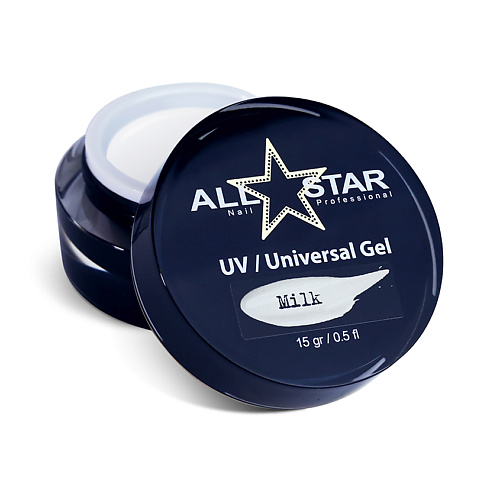 

ALL STAR PROFESSIONAL Гель для моделирования ногтей, UV-Universal Gel "Clear", Гель для моделирования ногтей, UV-Universal Gel "Clear"