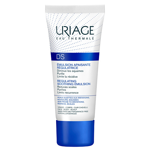 

URIAGE DS Регулирующая успокаивающая эмульсия 40.0, DS Регулирующая успокаивающая эмульсия