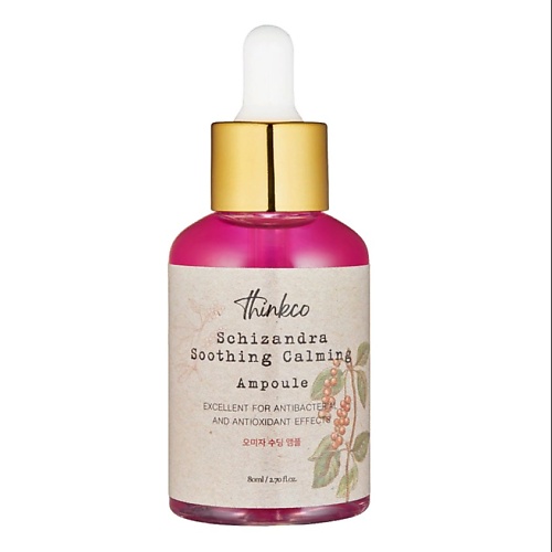

THINKCO Сыворотка успокаивающая, с экстрактом Лимонника, Schizandra Soothing Calming Ampoule 80.0, Сыворотка успокаивающая, с экстрактом Лимонника, Schizandra Soothing Calming Ampoule