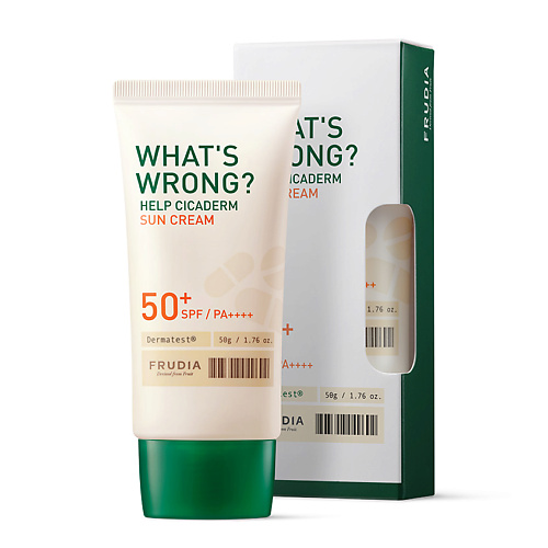 

FRUDIA Солнцезащитный крем для чувствительной кожи Сикадерм SPF50+ PA++++ 50.0, Солнцезащитный крем для чувствительной кожи Сикадерм SPF50+ PA++++