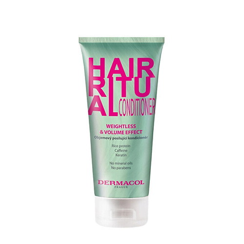 

DERMACOL Hair Ritual Кондиционер для невесомости и объема с кератином и рисовым протеином, Hair Ritual Кондиционер для невесомости и объема с кератином и рисовым протеином