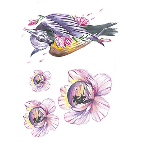

ПОЛИСФЕРА Временная переводная татуировка Tattoo PS&KG-016, Временная переводная татуировка Tattoo PS&KG-016