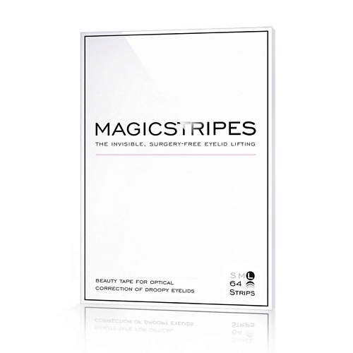 Наклейки для лица  Летуаль MAGICSTRIPES Полоски для лифтинга век (размер L)