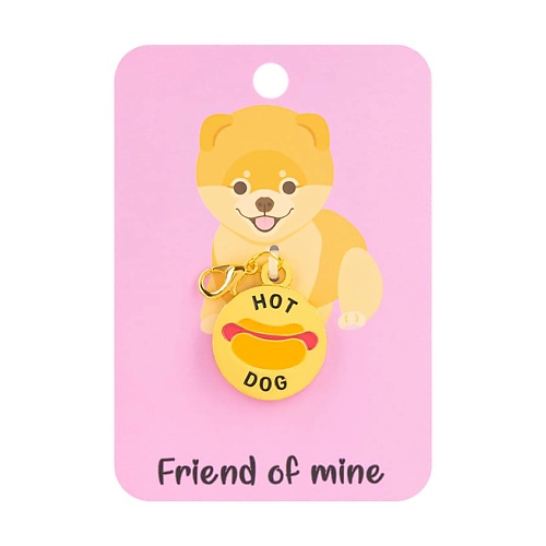 

FRIEND OF MINE Аксессуар для ошейника HOT DOG #FOM_fancydoggo, Аксессуар для ошейника HOT DOG #FOM_fancydoggo