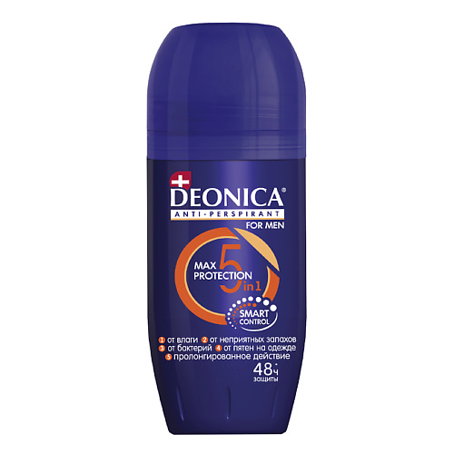 Deonica DEONICA Антиперспирант 5Protection FOR MEN (ролик) 50