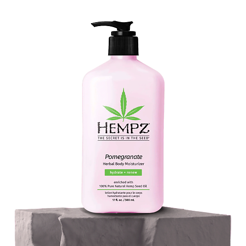 

HEMPZ Молочко для тела увлажняющее Гранат 500.0, Молочко для тела увлажняющее Гранат