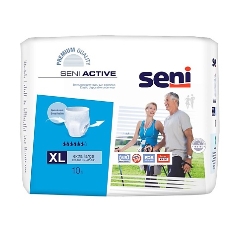 

SENI Впитывающие трусы Seni Active Extra Large, Впитывающие трусы Seni Active Extra Large