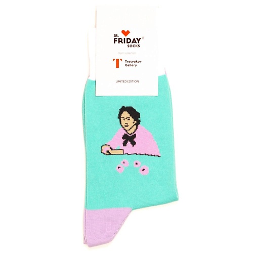 

ST.FRIDAY Носки Девочка с персиками St.Friday Socks x Третьяковская Галерея, Носки Девочка с персиками St.Friday Socks x Третьяковская Галерея