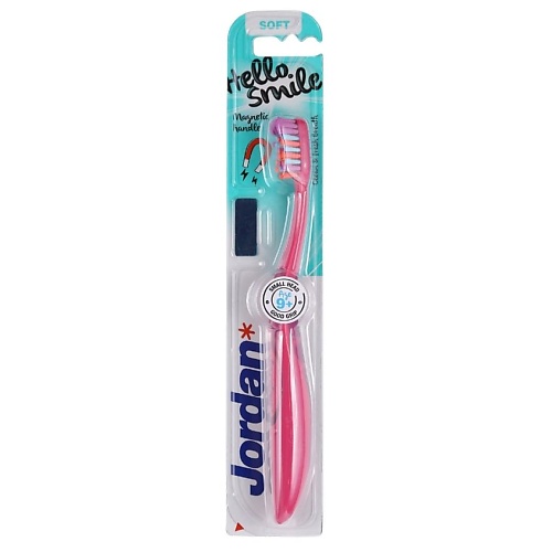 

JORDAN* Зубная щетка Jordan Hello Smile Soft 9+, мягкая, Зубная щетка Jordan Hello Smile Soft 9+, мягкая
