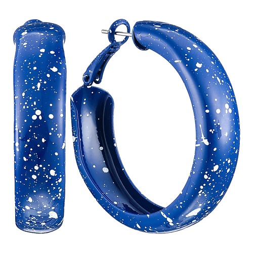 

UVI JEWELLERY Серьги с эмалью черного цвета, Серьги с эмалью черного цвета