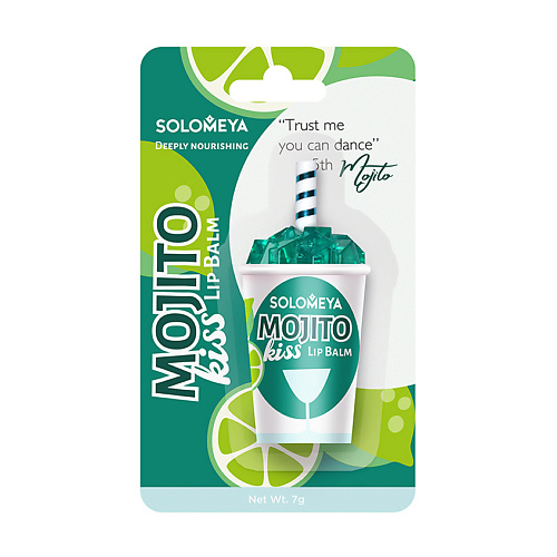 

SOLOMEYA Бальзам для губ Lip Balm Mojito Kiss, Бальзам для губ Lip Balm Mojito Kiss