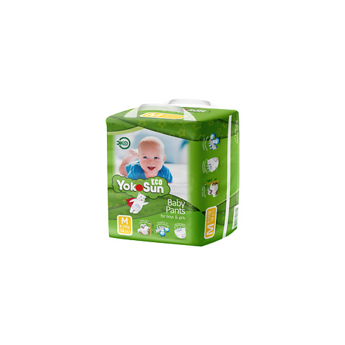 

YOKOSUN Подгузники-трусики Eco M (6-10кг) 14.0, Подгузники-трусики Eco M (6-10кг)